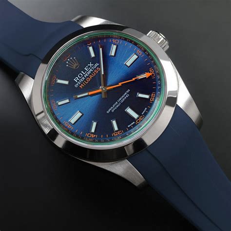 when was rolex milgauss rubber released|rolex milgauss series.